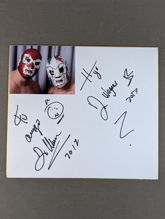 ドクトル・ワグナーJr.＆イホ・デ・ドクトル・ワグナーJr.(ブロマイド貼付)