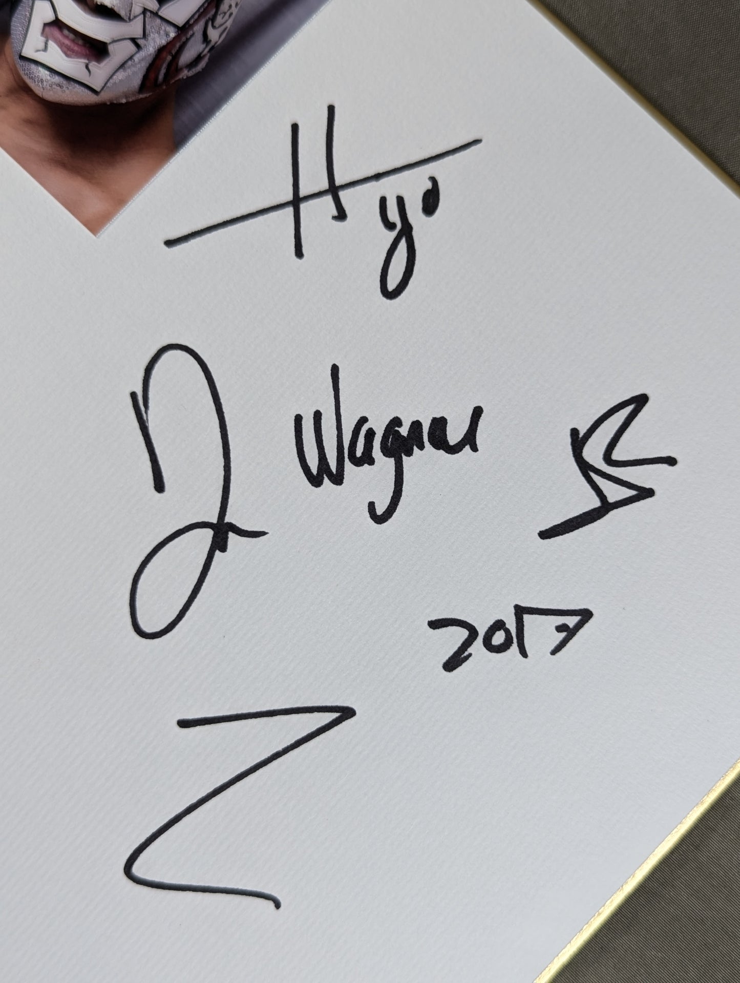 ドクトル・ワグナーJr.＆イホ・デ・ドクトル・ワグナーJr.(ブロマイド貼付)