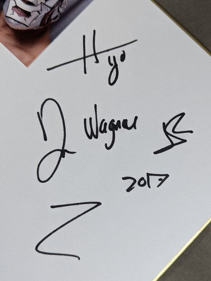 ドクトル・ワグナーJr.＆イホ・デ・ドクトル・ワグナーJr.(ブロマイド貼付)