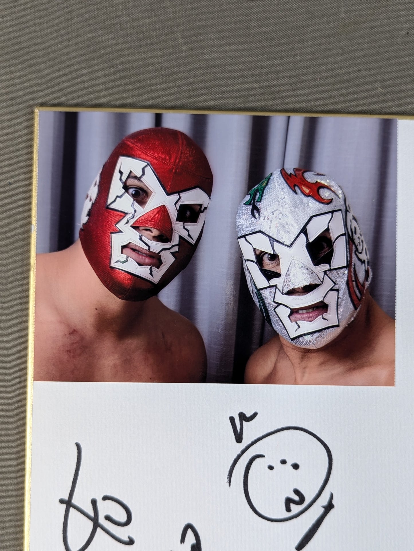 ドクトル・ワグナーJr.＆イホ・デ・ドクトル・ワグナーJr.(ブロマイド貼付)