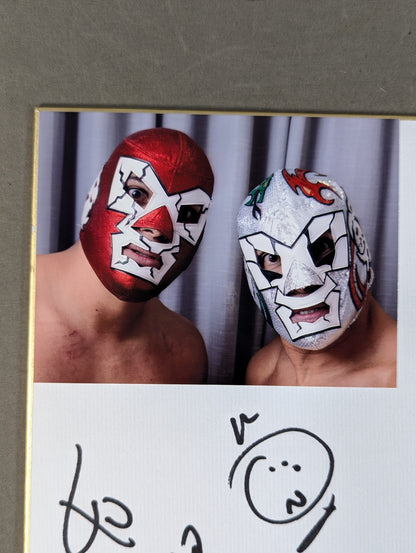 ドクトル・ワグナーJr.＆イホ・デ・ドクトル・ワグナーJr.(ブロマイド貼付)