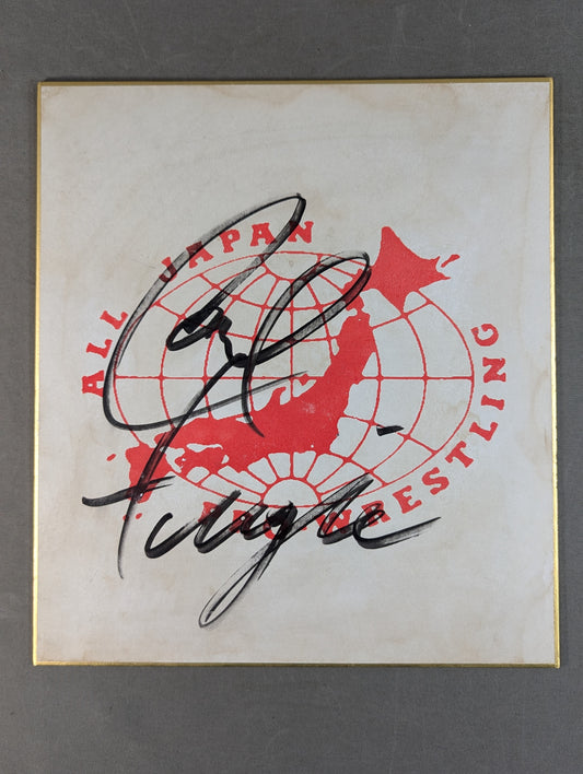 Carl Fudge (All Japan Pro Wrestling only) Shikishi ( Autograph board ) )
