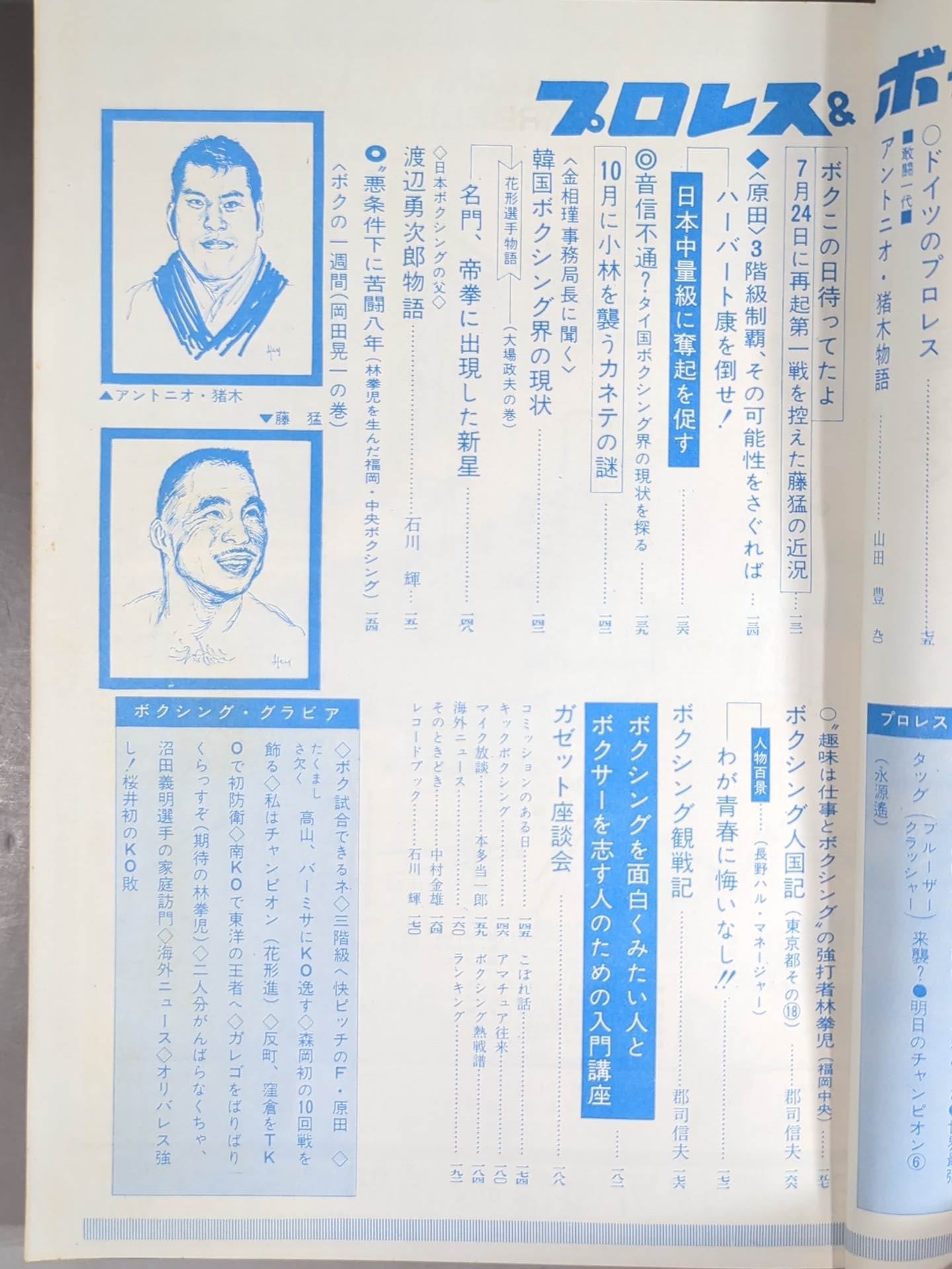 Pro Wrestling & Boxing July 1969 Issue