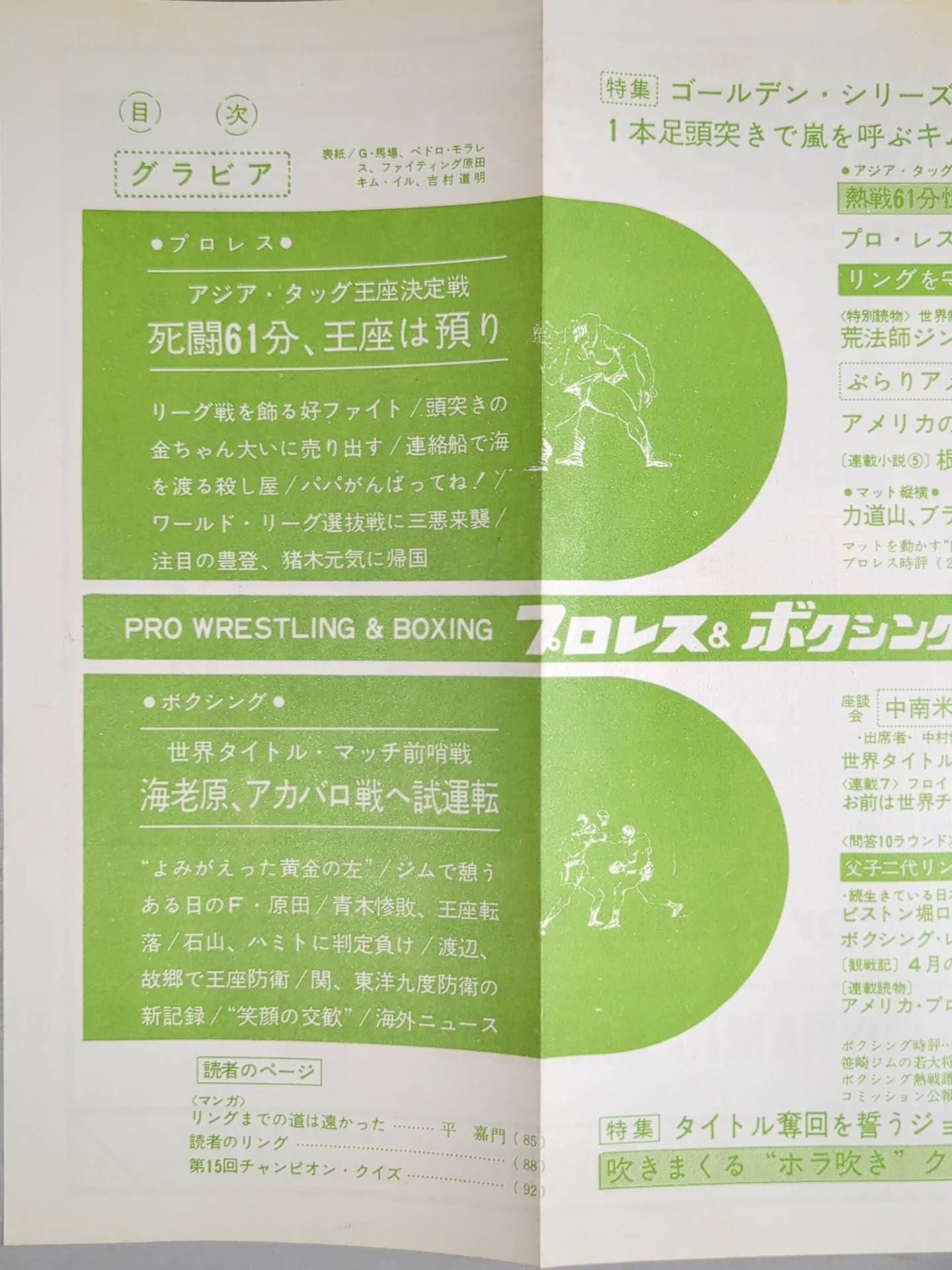Pro Wrestling  & Boxing June 1966 issue