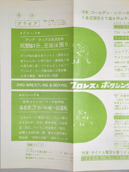 Pro Wrestling  & Boxing June 1966 issue