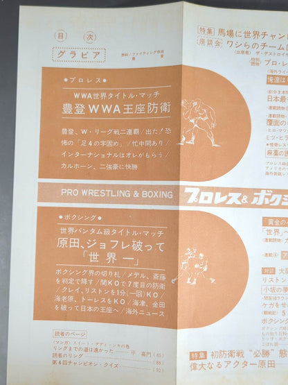 プロレス&ボクシング 1965年7月号