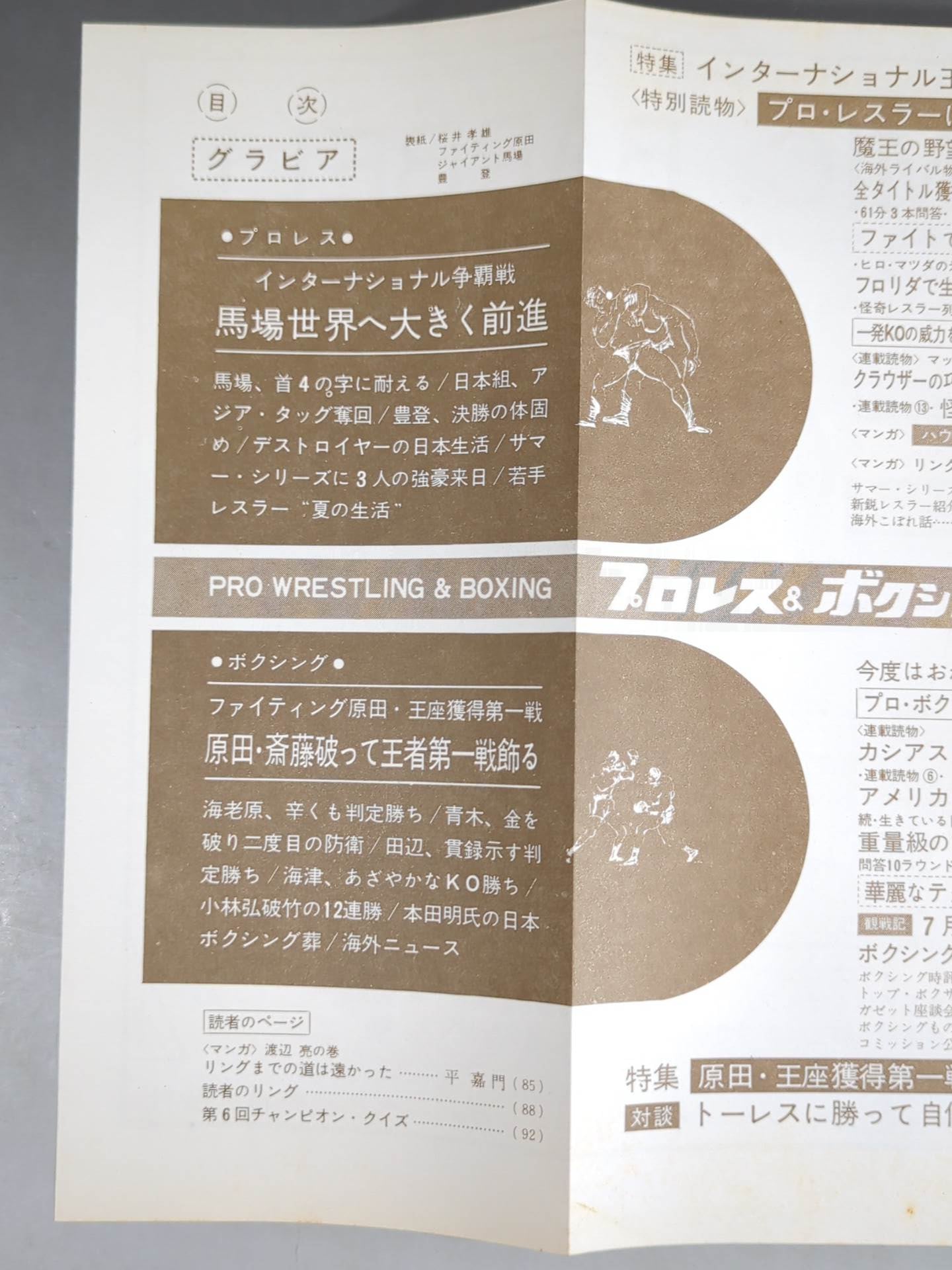 プロレス&ボクシング 1965年9月号 – 闘道館