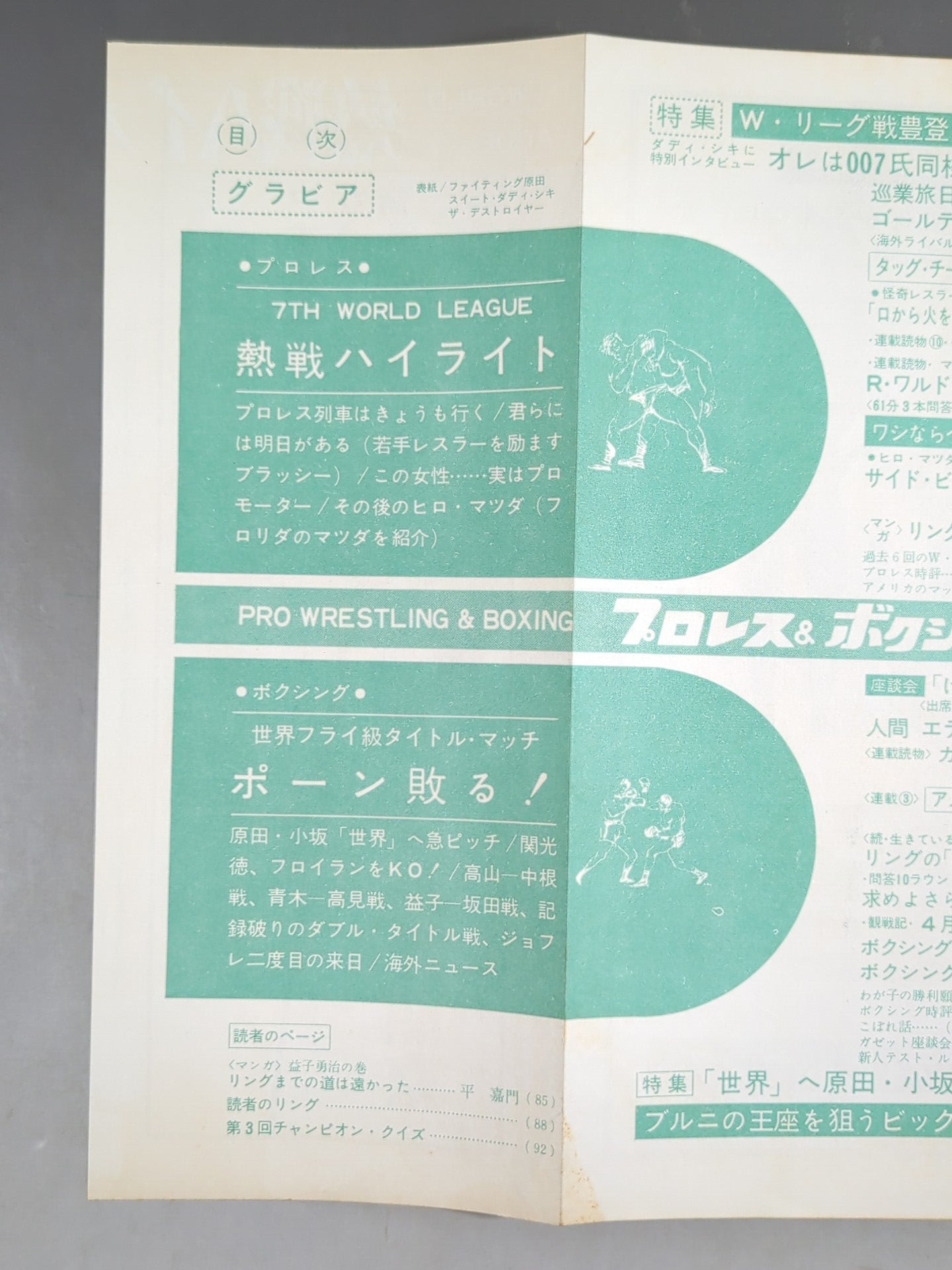 プロレス&ボクシング 1965年6月号
