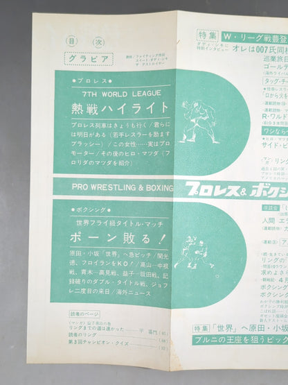 プロレス&ボクシング 1965年6月号
