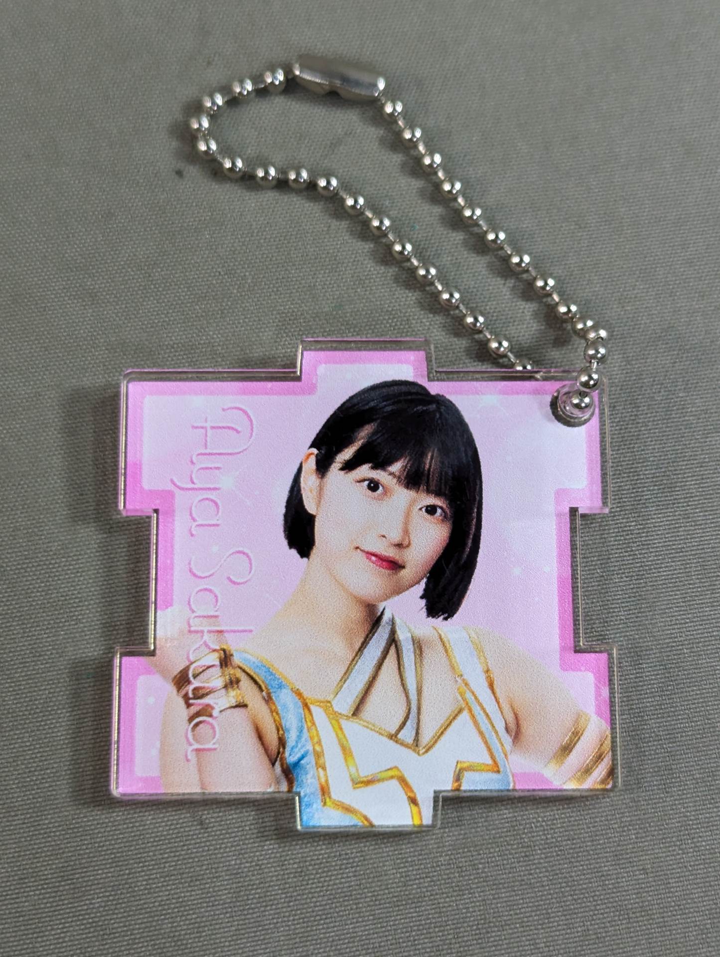 AYA SAKURA  Stardom Random Puzzle Keychain