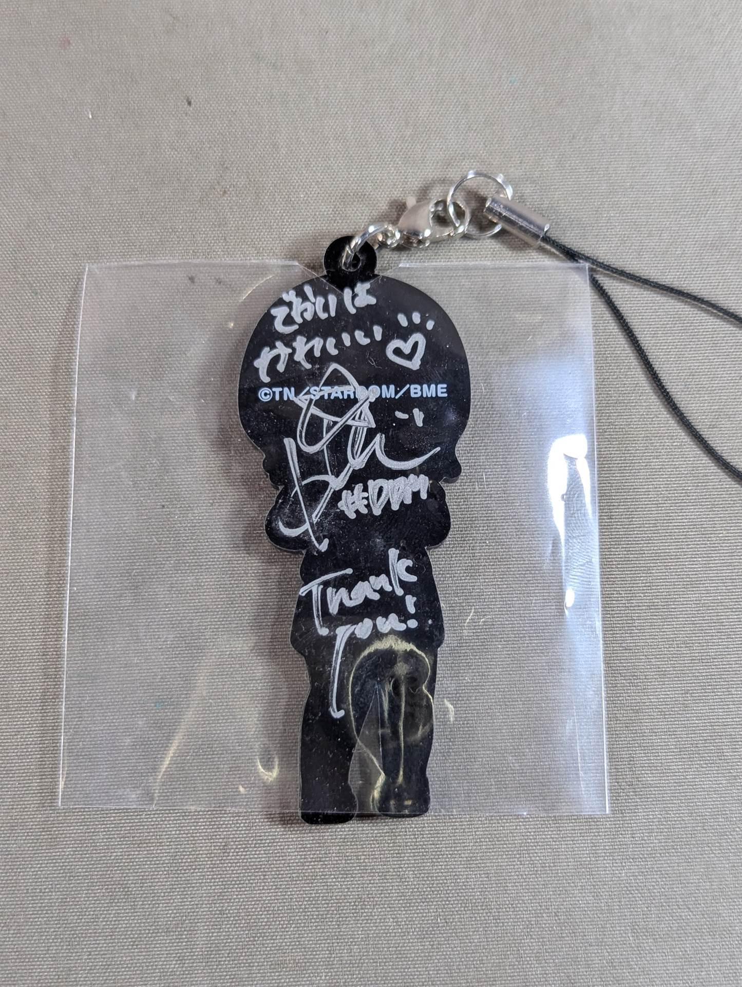 【hand signed autograph】 HIMEKA  Shine ! Stardom Girls' School Rubber Strap