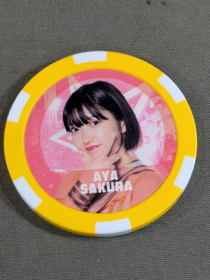 AYA SAKURA  Stardom Random Casino Coins
