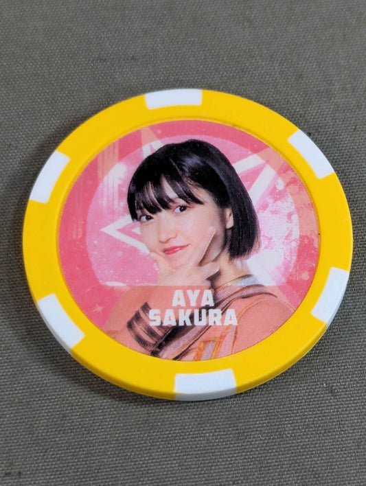 AYA SAKURA  Stardom Random Casino Coins