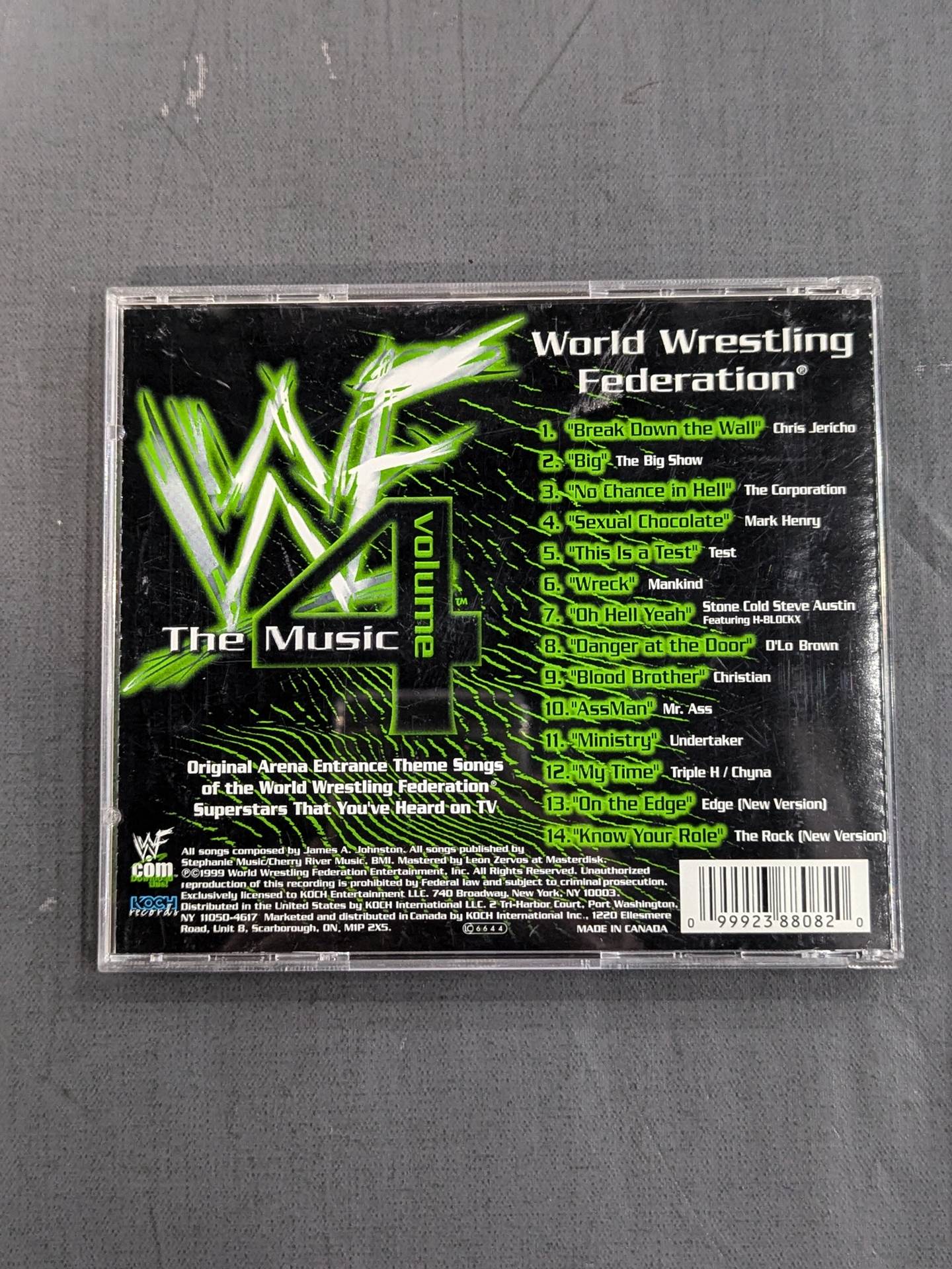 WWF The Music Volume4(輸入盤)