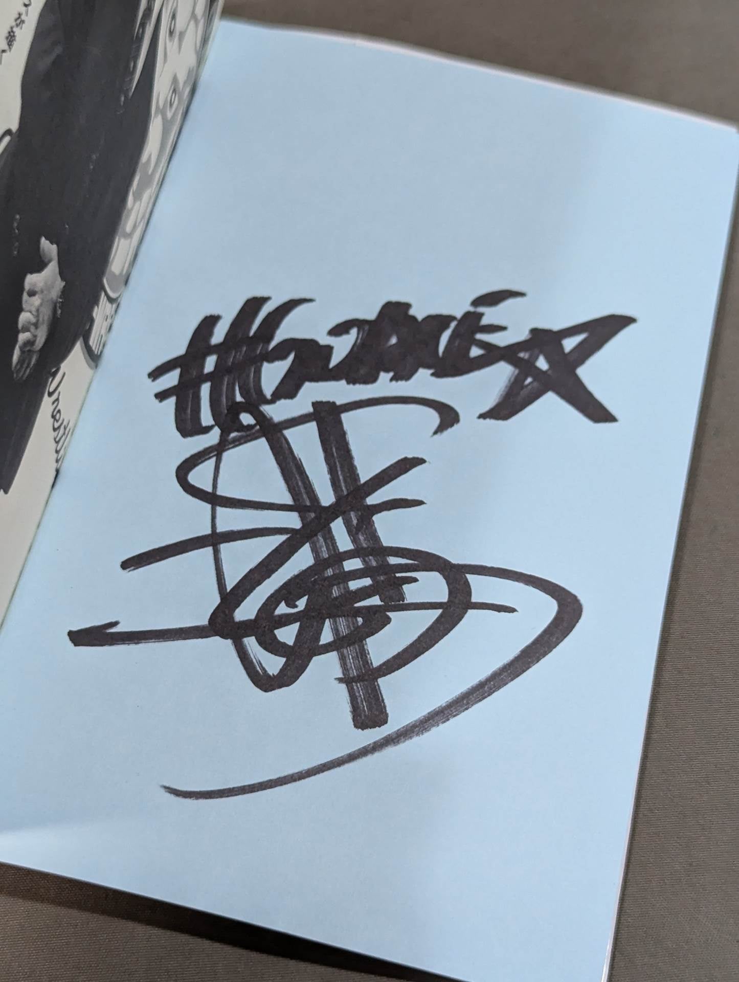 【hand signed autograph】 Hiroshi Tanahashi Becoming President President Ace envisions the future of New Japan Pro Wrestling