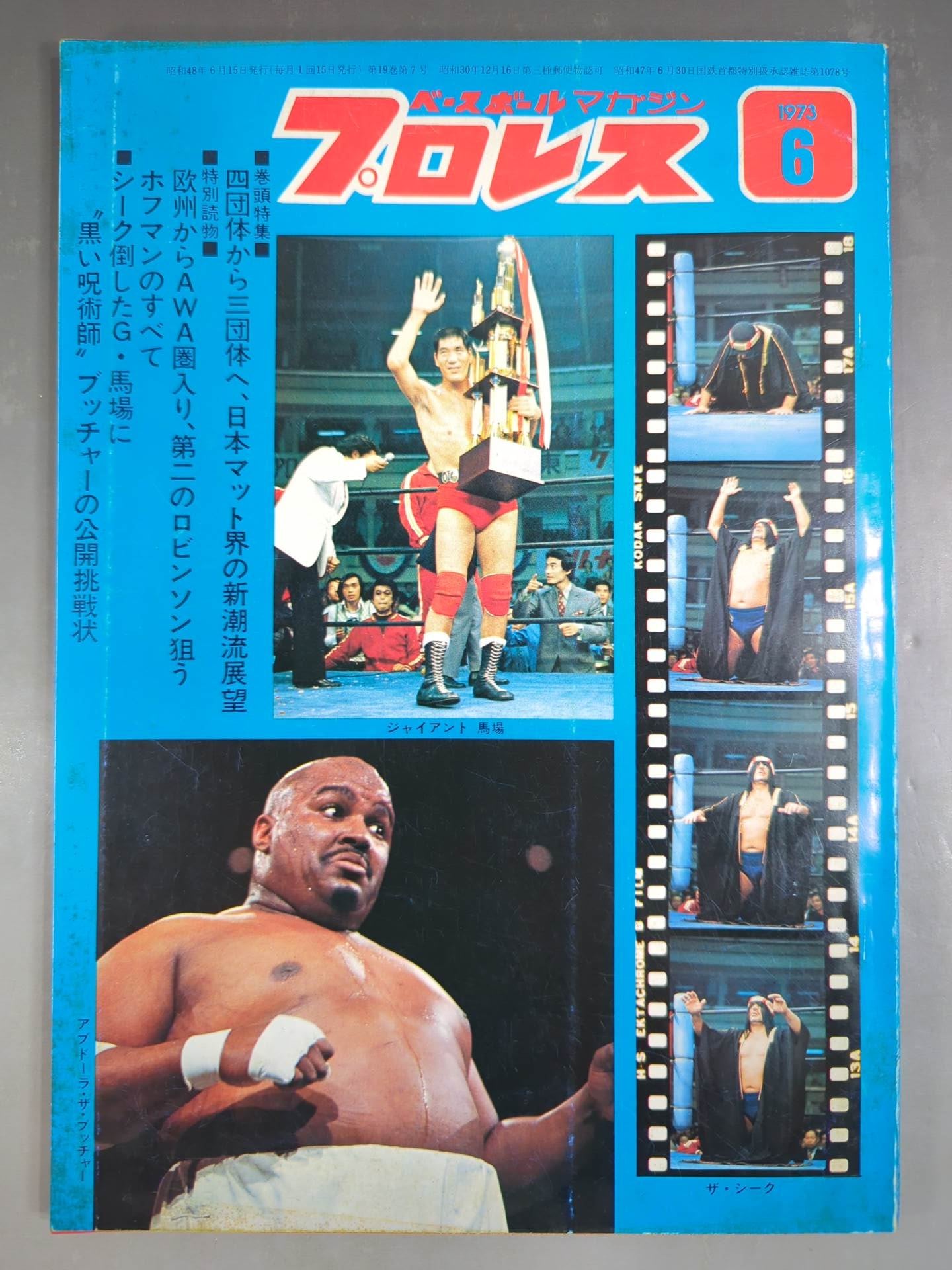 月刊プロレス 1973年6月号