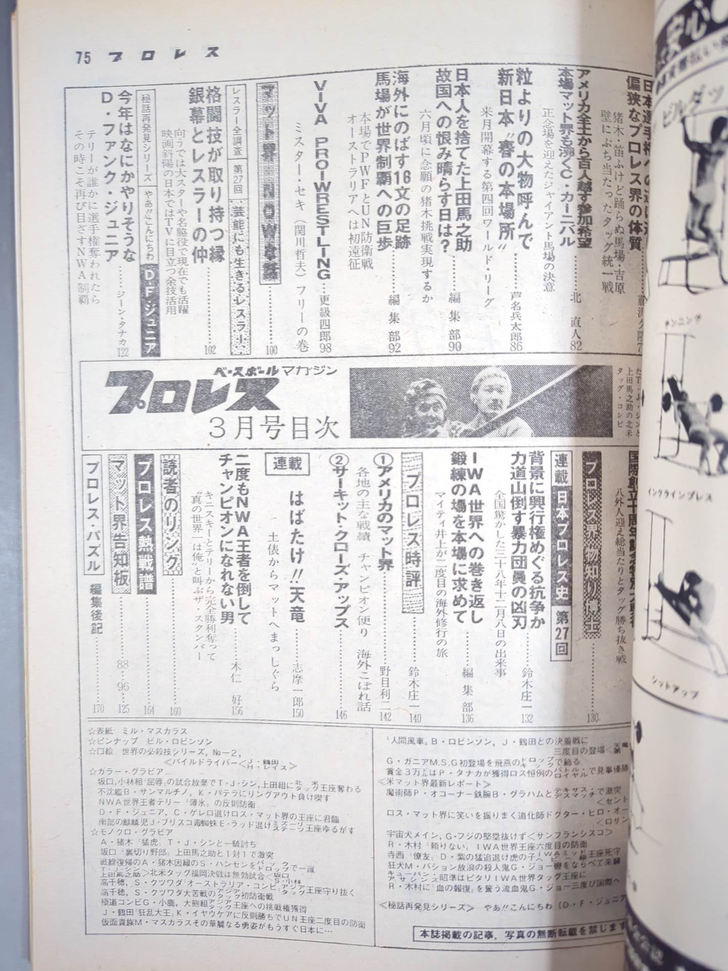 月刊プロレス 1977年3月号