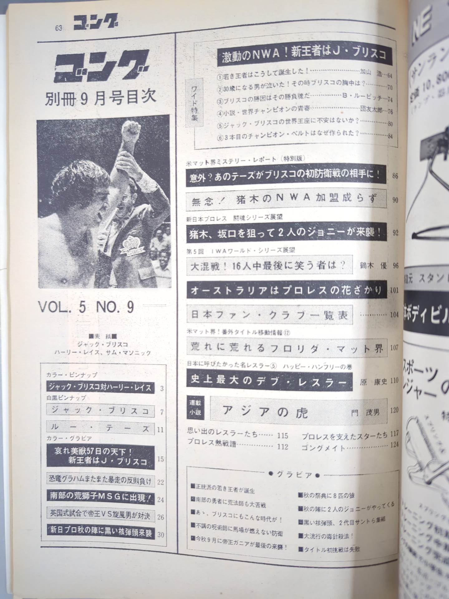 別冊ゴングVol.5 No.9