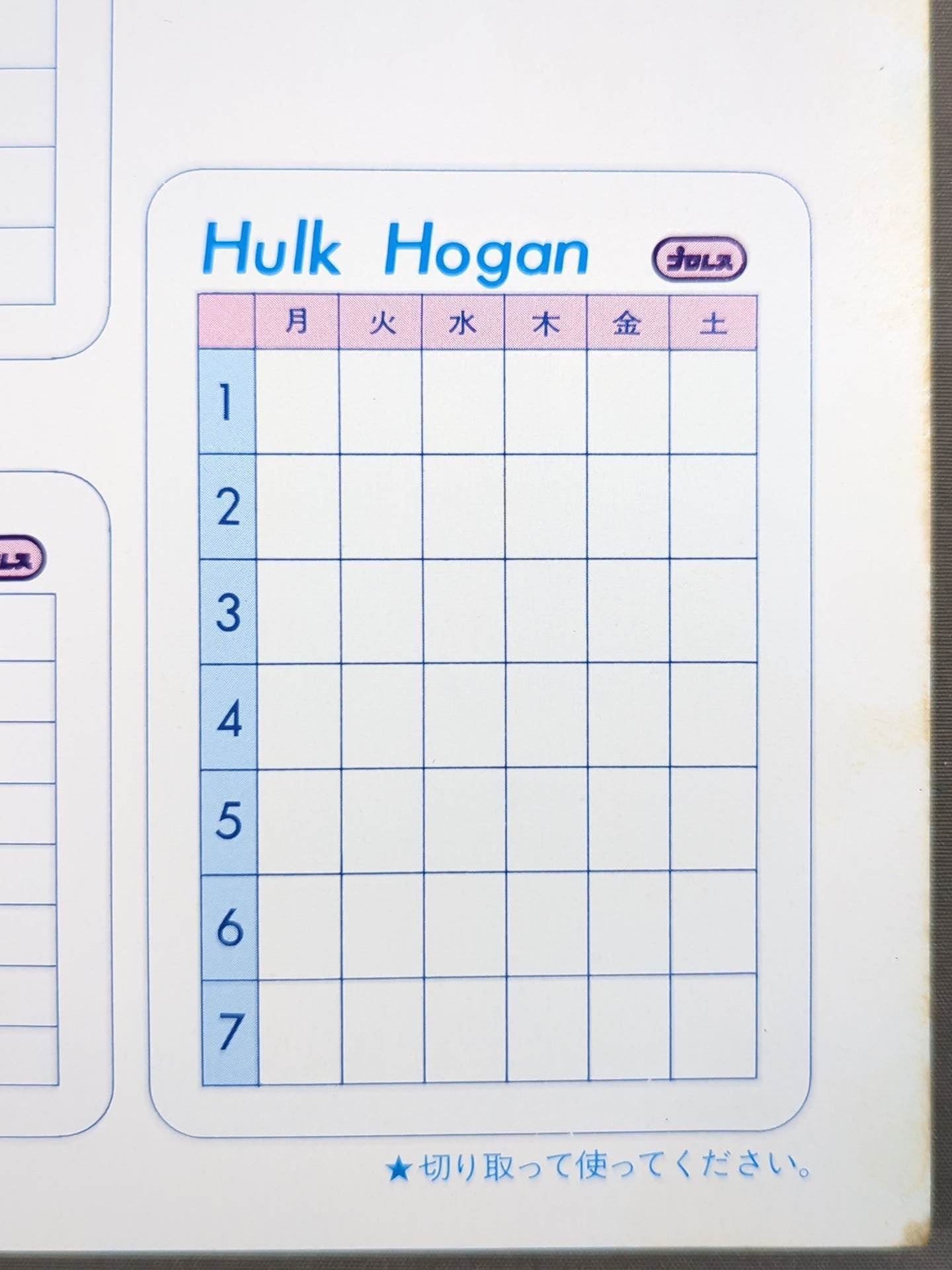 Hulk Hogan  Wrestler Cards(5)