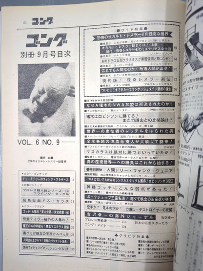 別冊ゴングVol.6 No.9