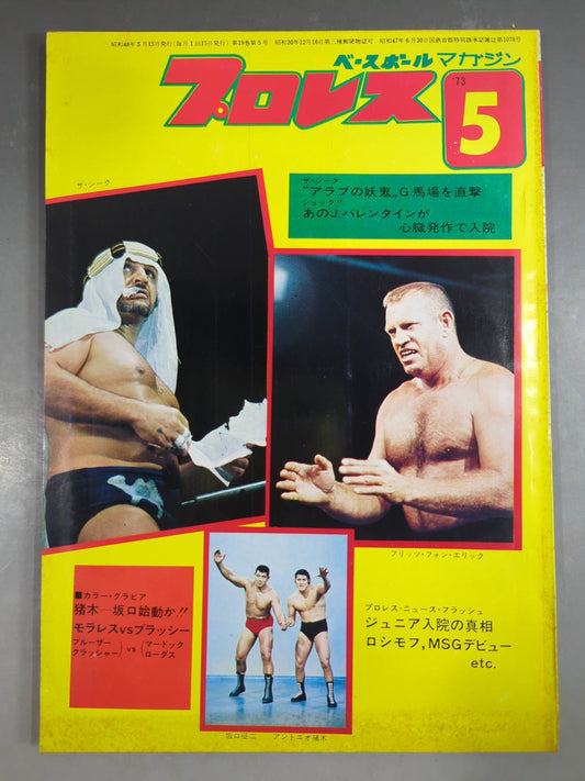Monthly Pro Wrestling May 1973 issue