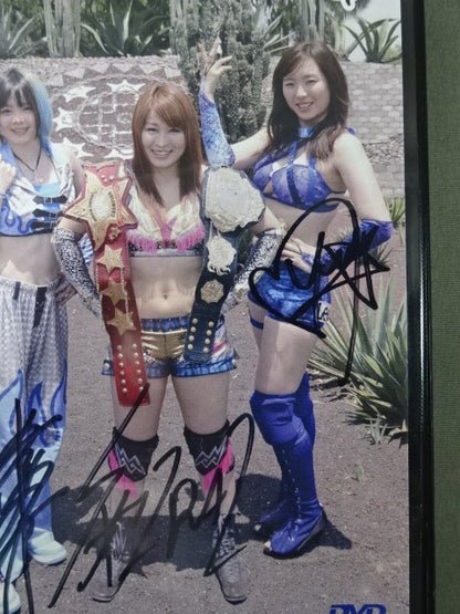 【全選手直筆サイン入り】イオ＆麻優＆カイリ＆ゆうなのルチャ体験 ★スターダム×メキシコ2014★