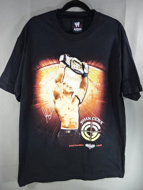 John Cena  Picture T-Shirt (2) (WWE (2006) / Black)