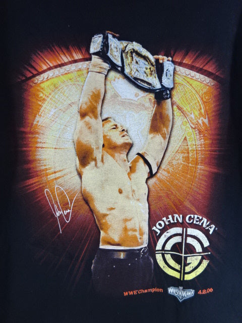 John Cena  Picture T-Shirt (2) (WWE (2006) / Black)