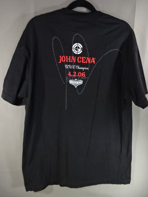 John Cena  Picture T-Shirt (2) (WWE (2006) / Black)