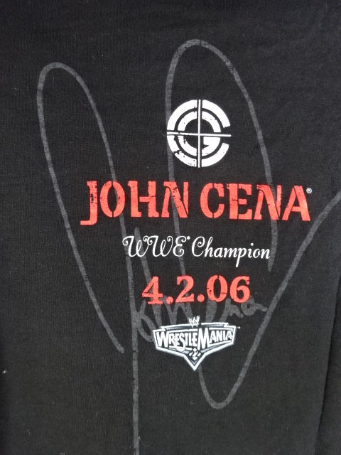 John Cena  Picture T-Shirt (2) (WWE (2006) / Black)