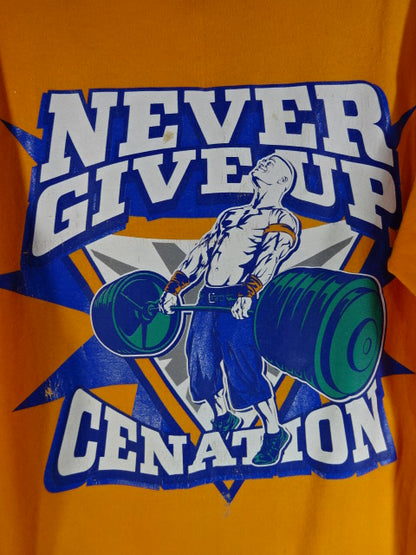 John Cena  Illustration Long Sleeve T-Shirt (1) (WWE (2008) / Orange)