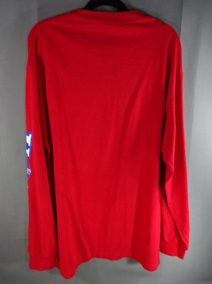 John Cena  Illustrated Long Sleeve T-Shirt (2) (WWE (2011) / Red)