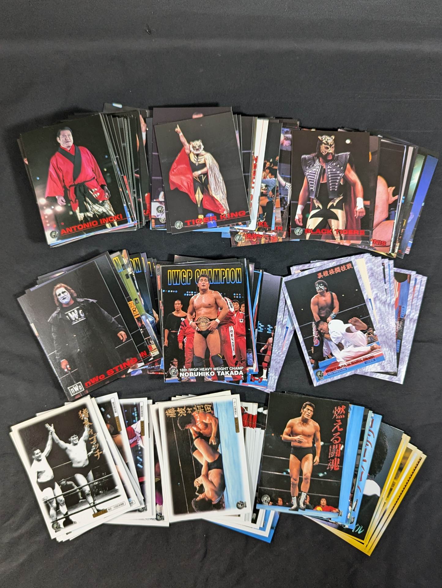 1998 Bandai New Japan Pro Wrestling  Regular 196 Complete Set