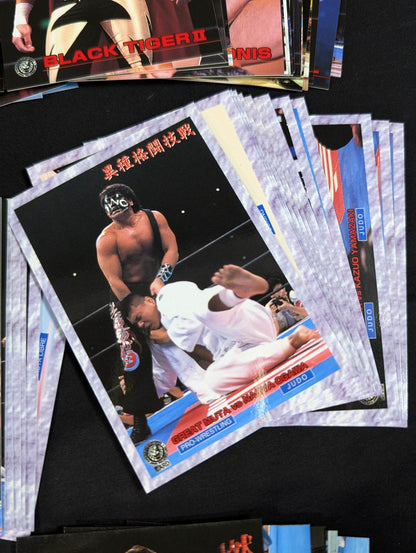 1998 Bandai New Japan Pro Wrestling  Regular 196 Complete Set