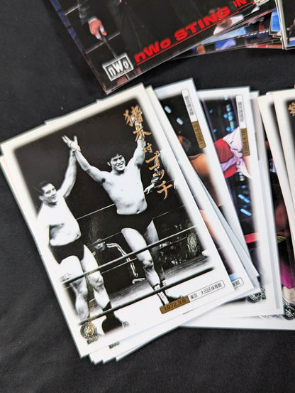 1998 Bandai New Japan Pro Wrestling  Regular 196 Complete Set