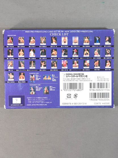 BBM Pro Wrestling  Card Set 08/09 New Japan Pro Wrestling Pro-wrestling 