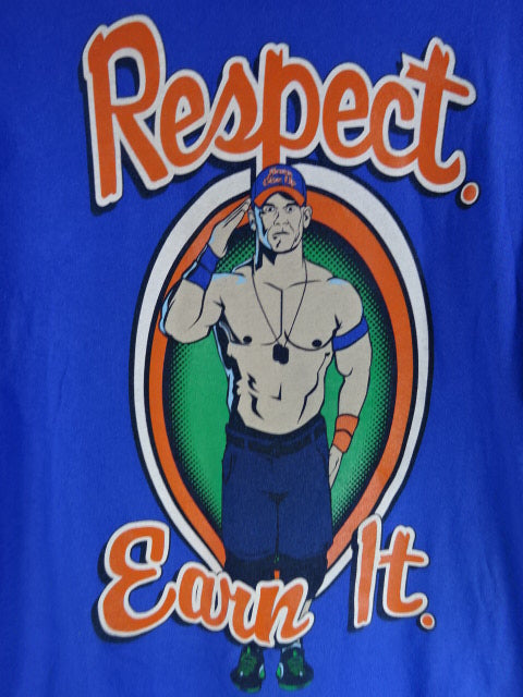 John Cena  Illustrated T-Shirt (3) (WWE (2017) / Blue)