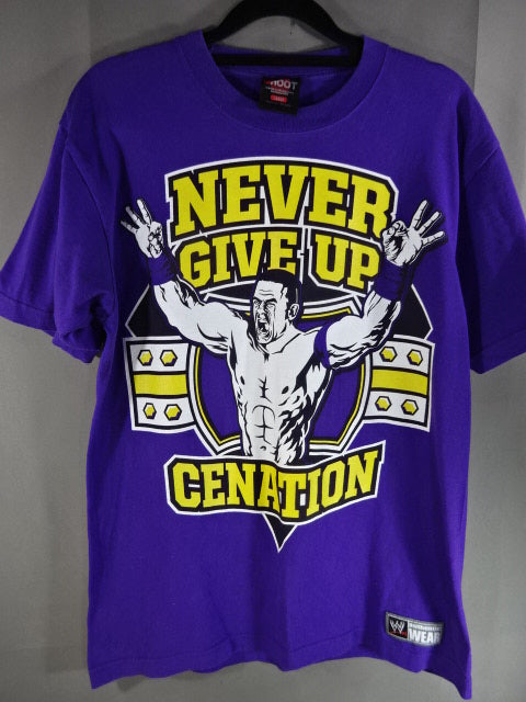 John Cena  Illustrated T-Shirt (5) (WWE (2000s) / Purple)