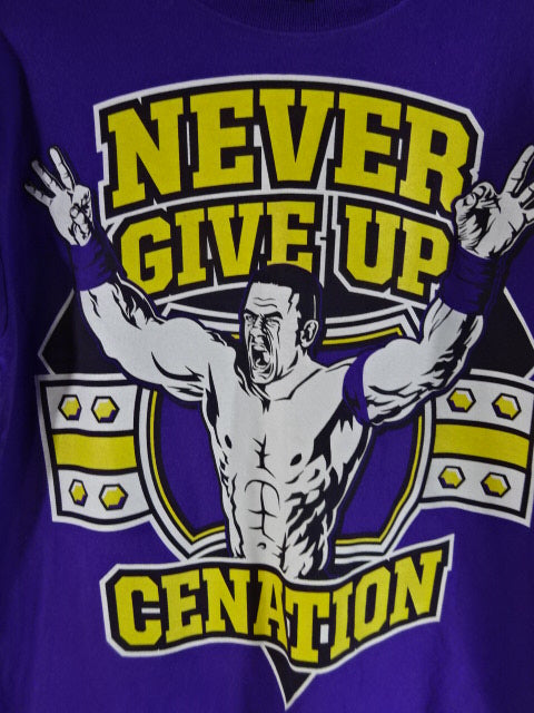 John Cena  Illustrated T-Shirt (5) (WWE (2000s) / Purple)