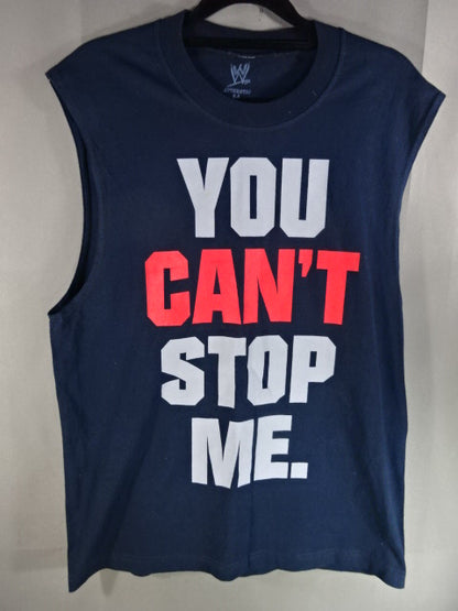 John Cena  Sleeveless T-Shirt (1) (WWE (2013) / Navy)