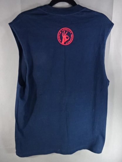 John Cena  Sleeveless T-Shirt (1) (WWE (2013) / Navy)