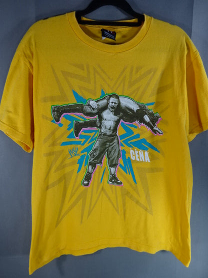 John Cena  Picture T-Shirt (3) (WWE (2008) / Orange)