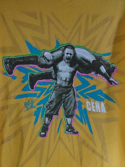 John Cena  Picture T-Shirt (3) (WWE (2008) / Orange)