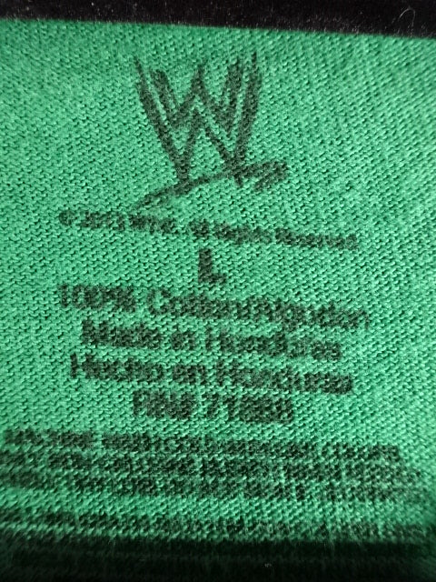 John Cena  T-Shirt (8) (WWE (2013) / Green)