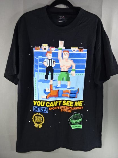 John Cena  Illustrated T-Shirt (8) (WWE (2007) / Black)