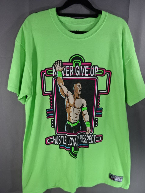 John Cena  Illustrated T-Shirt (10) (WWE (2011) / Light Green)