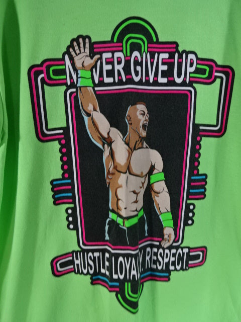 John Cena  Illustrated T-Shirt (10) (WWE (2011) / Light Green)
