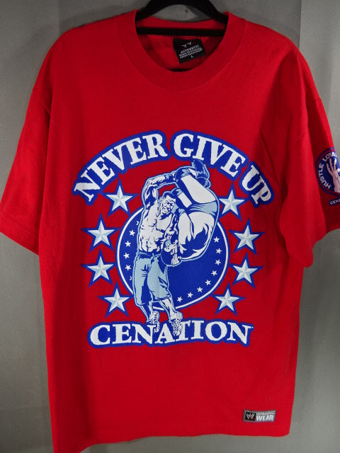 John Cena  Illustrated T-Shirt (12) (WWE (2008) / Red)