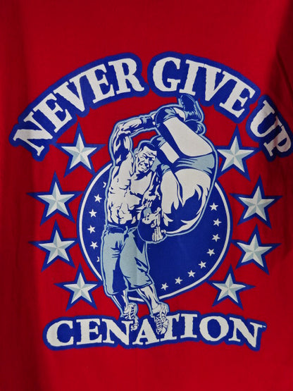 John Cena  Illustrated T-Shirt (12) (WWE (2008) / Red)