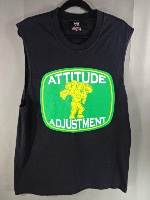 John Cena  Illustrated Sleeveless T-Shirt (1) (WWE (2008) / Black)